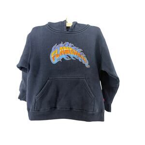 Vintage JNCO Flame Head Hoodie Y2K 90s Boys Medium